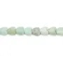 Faceted Amazonite heart 8mm x 38cm