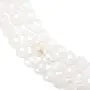 Faceted rock crystal heart 8mm x 38cm