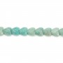 Amazonite du Pérou coeur facetté 8mm x 38cm