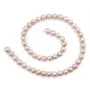 Freshwater cultured pearls, mauve, 8-9mm x 40cm