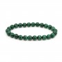 Bracciale Malachite tondo 8mm - Elastico x 1pz