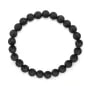 Bracelet Pierre de lave rond 8mm - Elastique x 1pc