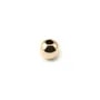 Perla redonda 2x0.95mm (agujero grande) - Gold Filled x 20 unidades