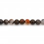 Pietersite round 3mm x 39cm