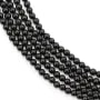 Tormalina nera rotonda 3mm x 39cm
