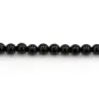Tormalina nera rotonda 3mm x 39cm