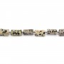 Dalmatian Jasper baroque 7x13mm x 40cm