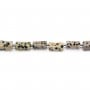 Jaspe Dalmatien baroque 7x13mm x 40cm