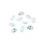 Aquamarin zum Einfassen, ovale Größe 4x6mm x 1 Stück.