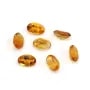 Citrine à sertir, taille ovale 5x7mm x 1pc
