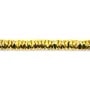 Golden hematite wavy roundel 1x4mm x 40cm