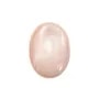 Cabochão de Madrepérola rosa oval 13x18mm x 1 unidade