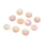 Cabochon madreperla rosa tondo 4mm x 2 pezzi