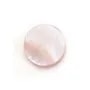 Cabochon madreperla rosa rotondo piatto 8mm x 1 pezzo