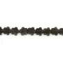 Obsidienne fleur 6mm x 38cm