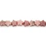 Rhodonite stella 6mm x 38cm