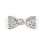 14x22mm butterfly snap clasp in 925 silver for jewelry making