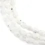 Fil de 39cm de pierres de lune ovales 8x10mm qualité AB pour bijoux élégants