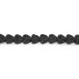 Pietre laviche 6mm cuori con texture porosa per creazioni fai-da-te