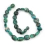 Oval turquoise 10x14mm for bohemian jewelry creation