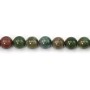 Agate indienne rond 10mm x 38cm