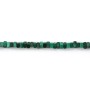 Perla de Malaquita cuadrada 1mm | Piedra Natural Verde