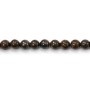 Bronzite rond 4.5mm x 38cm