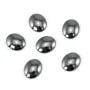 Cabochões Hematita Oval 10x12mm – Lote de 6 Pedras Naturais