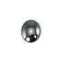 Cabochon Hématite ovale 10x12mm x 6pcs