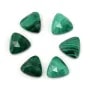 Cabochon Malachite Faccettato Triangolo 10mm – Pietra Naturale