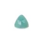 Cabochon Amazonite triangle facetté 10mm x 1pc