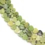 Jade Heart Bead from Canada 4mm | Green Natural Stone