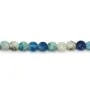 Perla Redonda Plana Facetada Hackmanita 4mm | Piedra Natural