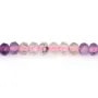 Faceted Rondelle Bead 2x3mm Super Seven | Jewelry Supplier