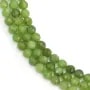 Perla Redonda Facetada 4mm Jade do Canadá | Fornecedor de Joias