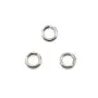 Round open jump rings 3mm - Stainless Steel for jewelry making
