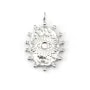 Pendentif ovale oeil protecteur 15x23mm - Acier Inox 304 x 1pc