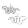 Serpente Inciso Acciaio Inox | Ciondolo Fantasia | Fornitore Gioielli