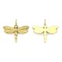 Pendant Golden Stainless Steel Dragonfly | Fantasy Creation | Jewelry Supplier
