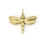 Pendant Golden Stainless Steel Dragonfly | Fantasy Creation | Jewelry Supplier