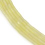 Jade coréen jaune vert 2x4mm x 38cm