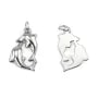 Péndulo Dúo Delfín 12x18mm | Acero Inox 304