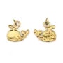 Whale Pendant 12x12mm | Gold Stainless Steel 304