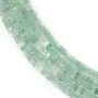 Perla di Quarzo Avventurina Verde 1x1.5mm | Perla Lamella Quadrata Naturale