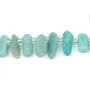 Amazonite du Pérou chips allongé x 40cm