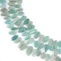Amazonite du Pérou chips allongé x 40cm