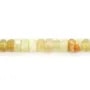 Yellow Opal Heishi Bead 2x4mm | |Jewelry Component on Wire