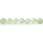 Perla Redonda Plana Prehnita 4mm | Mayorista de Piedras Semipreciosas