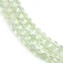 Perla Redonda Plana Prehnita 4mm | Mayorista de Piedras Semipreciosas
