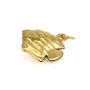 Fish Pendant 17x17mm | Gold Steel Jewelry Supplier